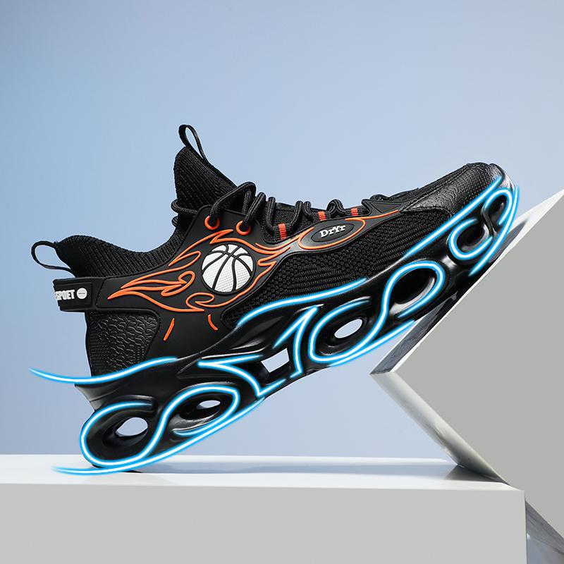 Damen Basketball Sneakers mit atmungsaktiver Mesh-Oberfläche und einzigartigem Sohlenprofil Heidi Mode - Image 3