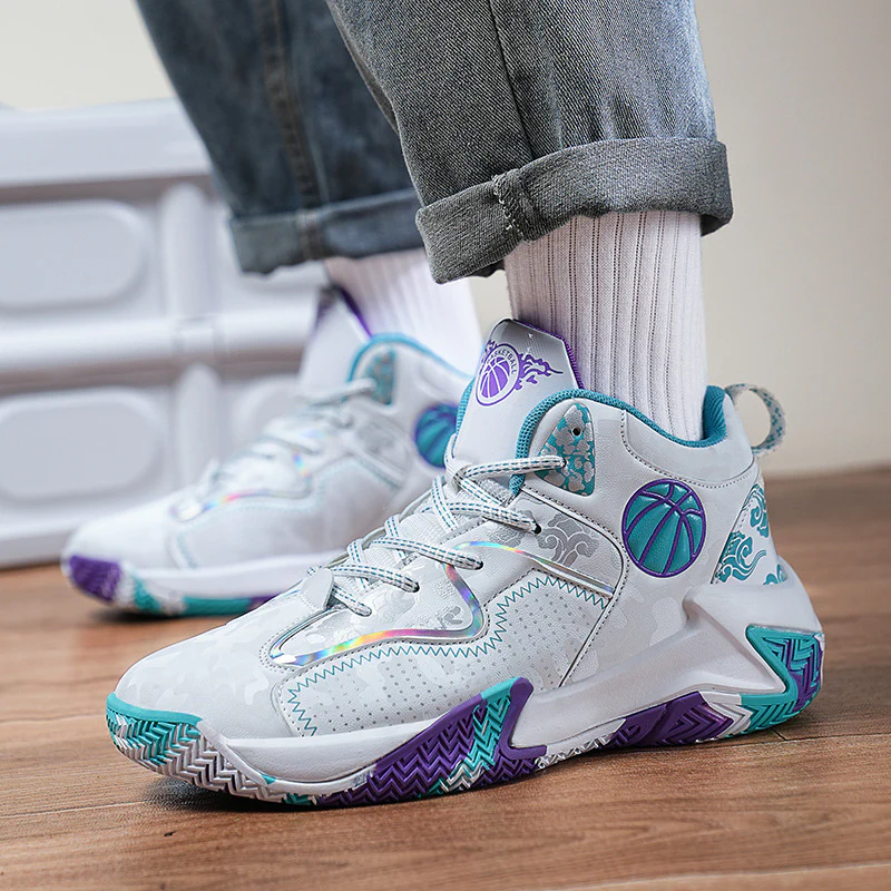 Damen Basketball Sneakers mit rutschfester Sohle und stoßdämpfender Technologie Heidi Mode - Image 8
