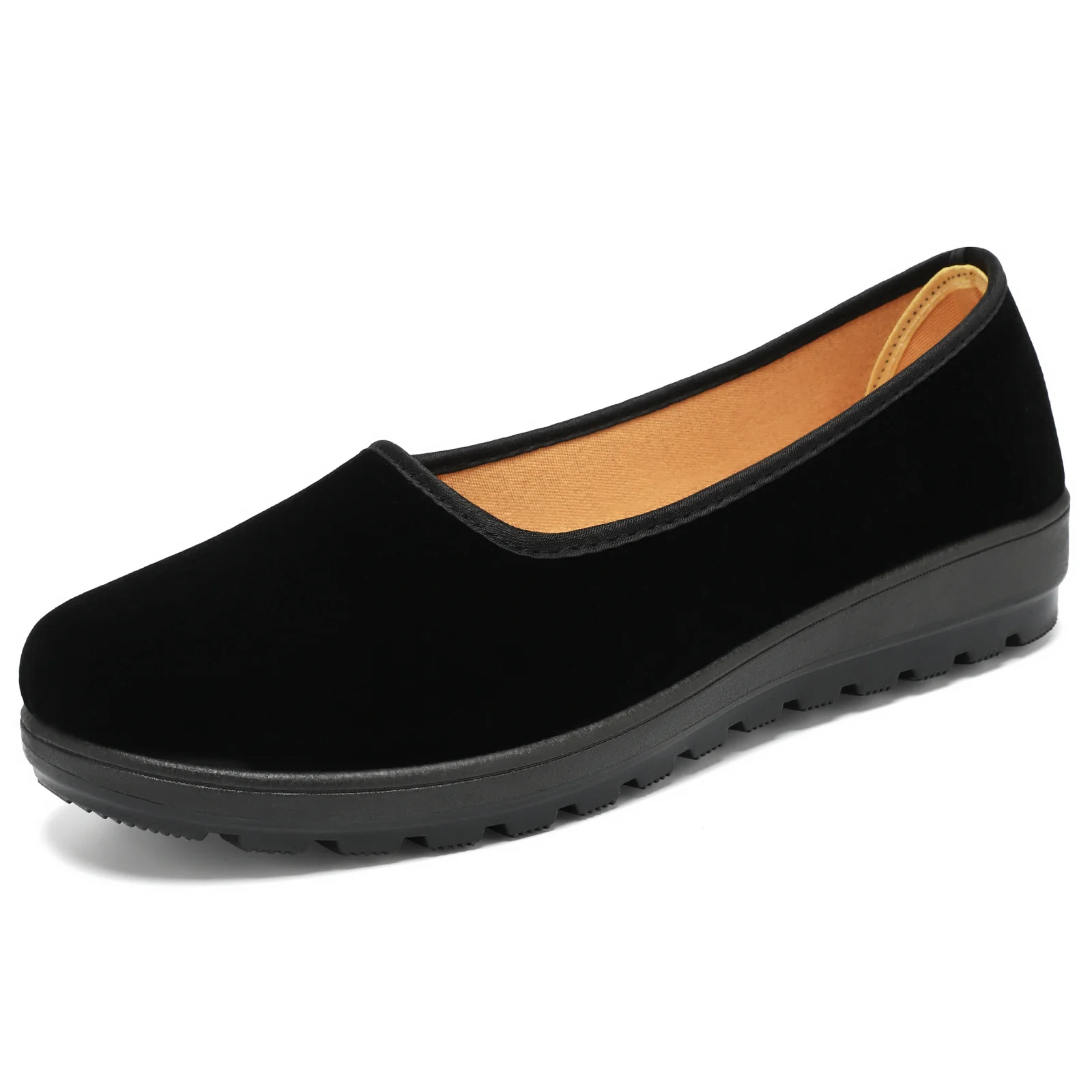 Damen Bequeme Alltagsslipper aus hochwertigem Veloursleder Heidi Mode - Image 5