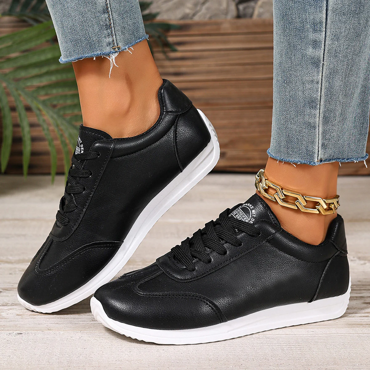 Damen Bequeme Alltagssneakers mit atmungsaktiver Obermaterialstruktur Heidi Mode - Image 4