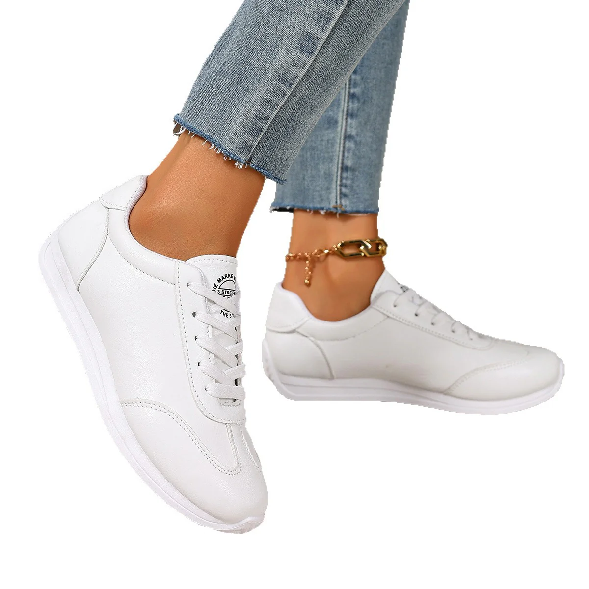 Damen Bequeme Alltagssneakers mit atmungsaktiver Obermaterialstruktur Heidi Mode - Image 5