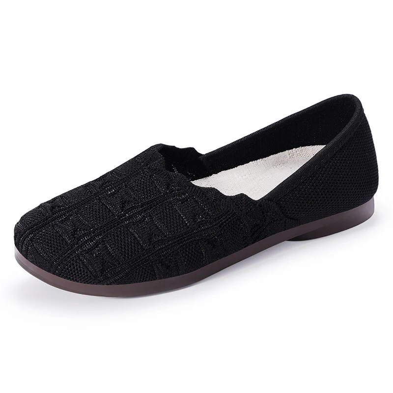 Damen Bequeme Ballerinas aus atmungsaktivem Strickmaterial Heidi Mode - Image 7