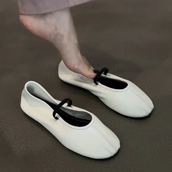 Damen Bequeme Ballerinas mit elastischem Riemen und weichem Innenfutter Heidi Mode - Image 2