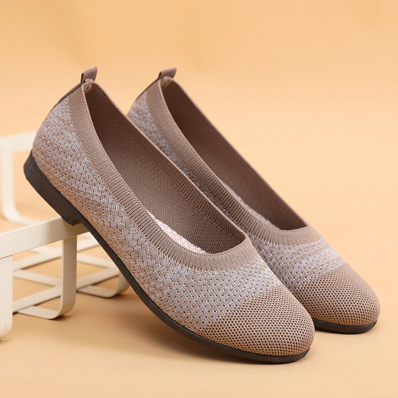 Damen Bequeme Ballerinas mit flexiblem und atmungsaktivem Obermaterial Heidi Mode - Image 8