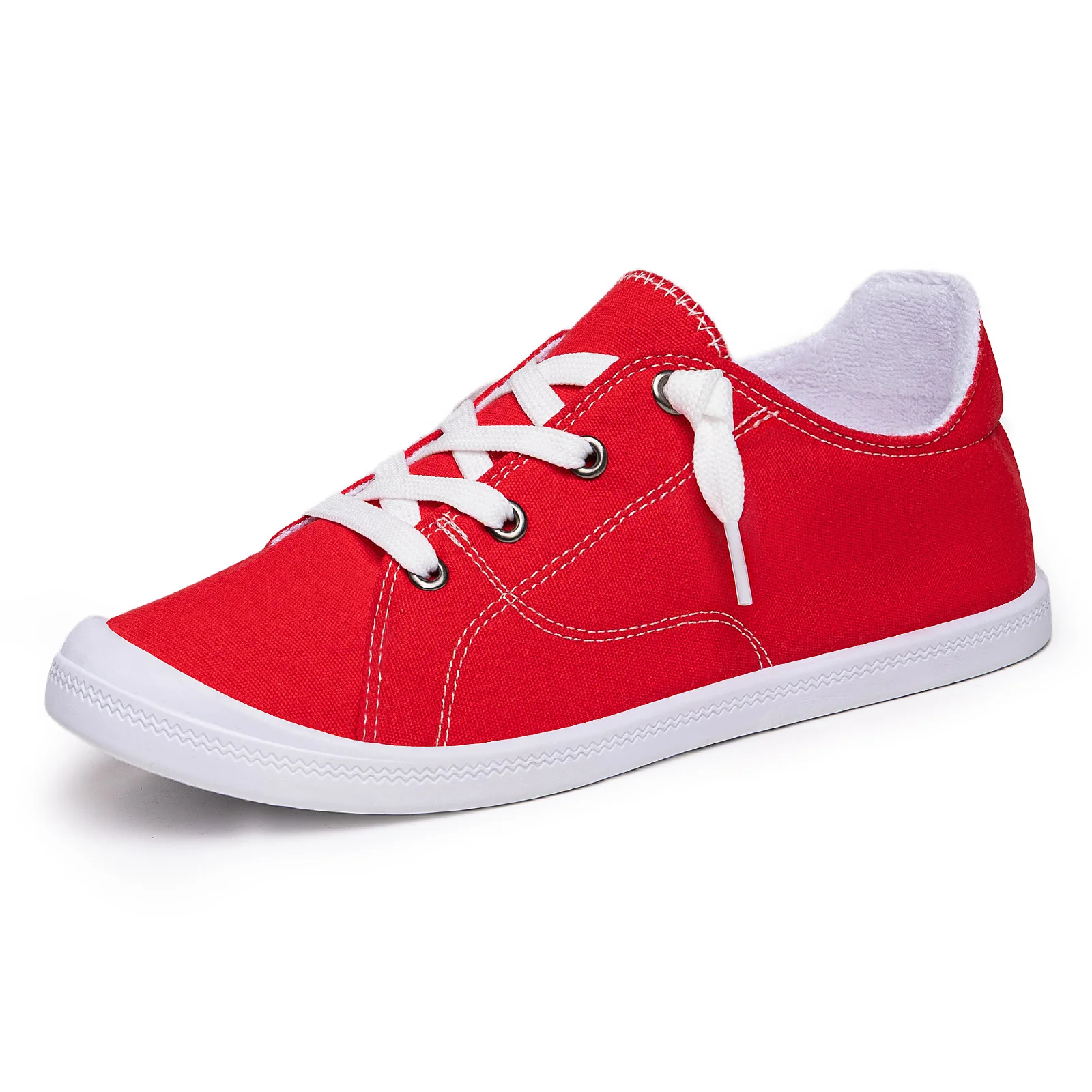 Damen Bequeme Canvas Sneakers mit atmungsaktiver Innensohle Heidi Mode - Image 6