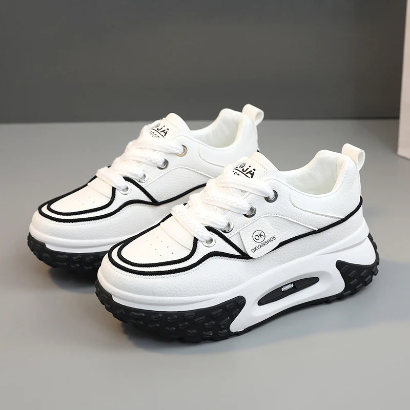 Damen bequeme Chunky Sneaker mit dämpfendem Sohlenprofil Heidi Mode - Image 2