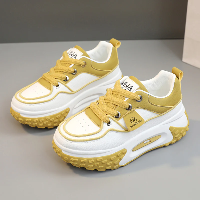 Damen bequeme Chunky Sneaker mit dämpfendem Sohlenprofil Heidi Mode - Image 6