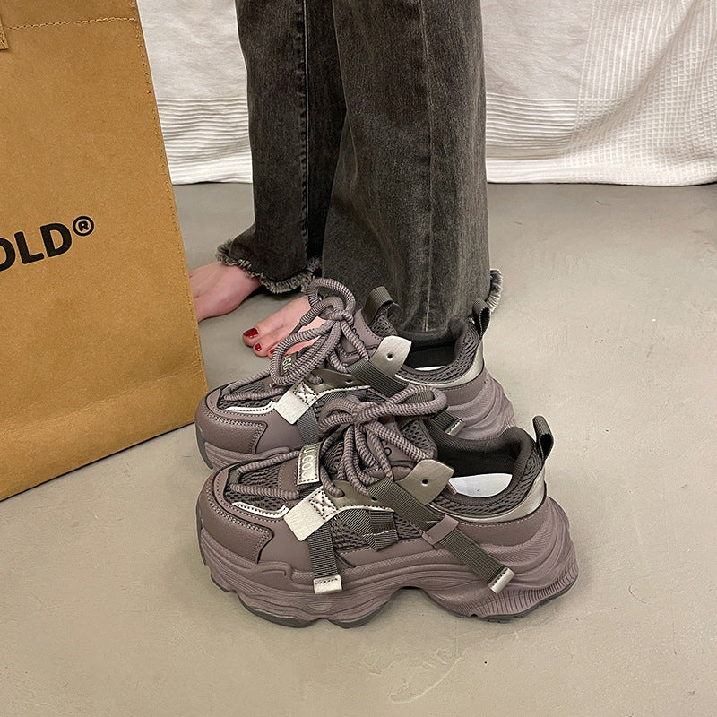 Damen Bequeme Chunky Sneakers mit innovativem Sohlen-Design Heidi Mode - Image 6