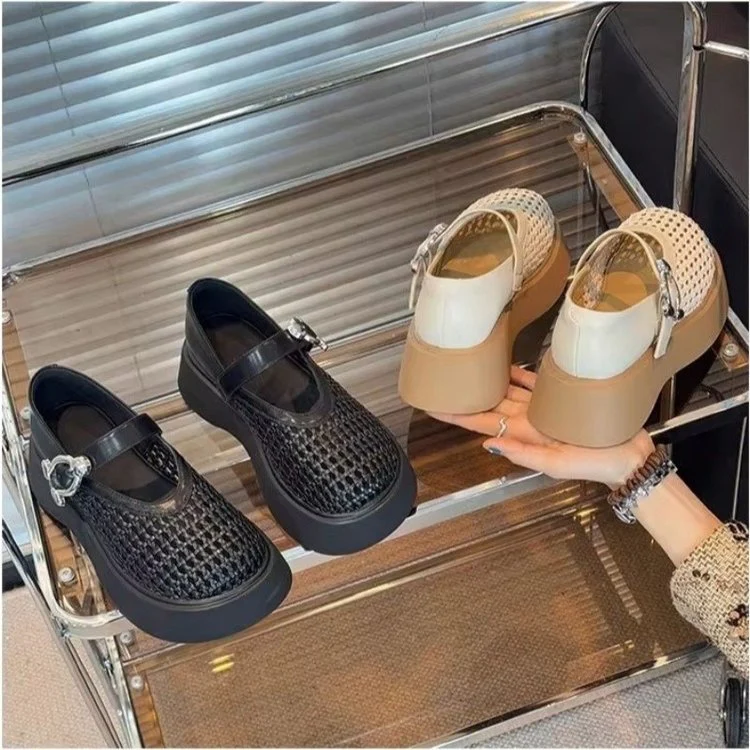 Damen Bequeme Clogs mit atmungsaktivem Netzdesign und verstellbarem Riemen Heidi Mode - Image 4