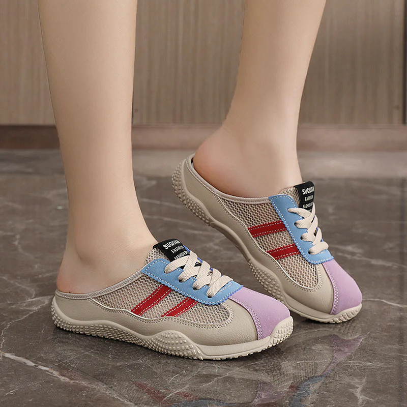 Damen Bequeme Clogs mit atmungsaktivem Obermaterial und griffiger Sohle Heidi Mode - Image 4