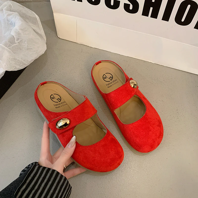 Damen Bequeme Clogs mit elegantem Riemen und modischer Verzierung Heidi Mode - Image 10