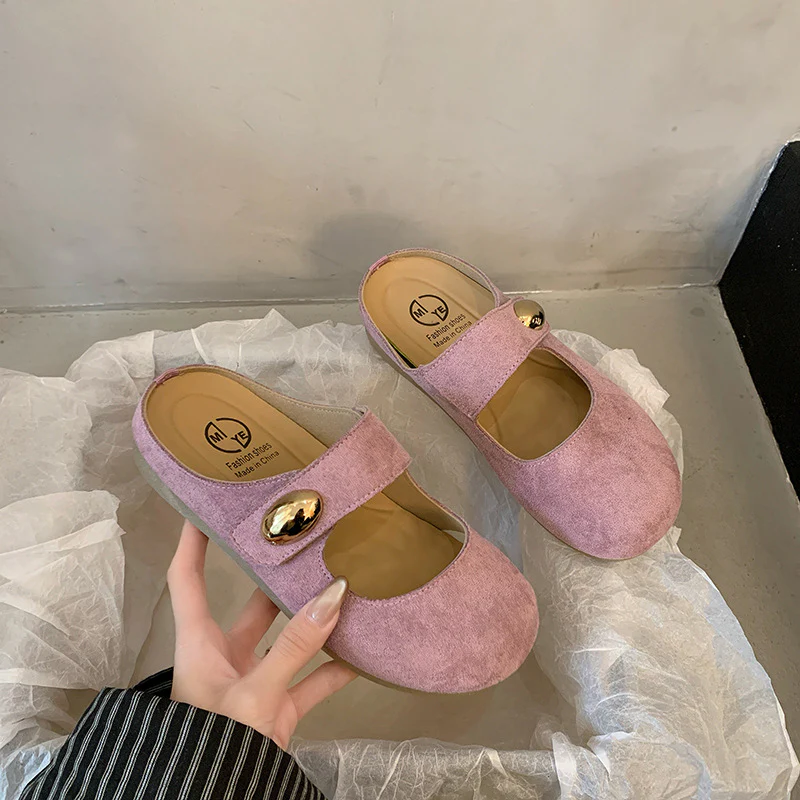 Damen Bequeme Clogs mit elegantem Riemen und modischer Verzierung Heidi Mode - Image 11