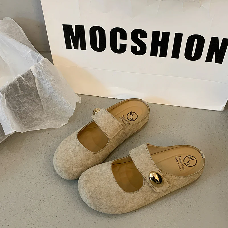 Damen Bequeme Clogs mit elegantem Riemen und modischer Verzierung Heidi Mode - Image 6