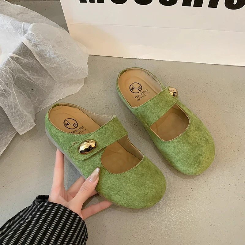 Damen Bequeme Clogs mit elegantem Riemen und modischer Verzierung Heidi Mode - Image 8