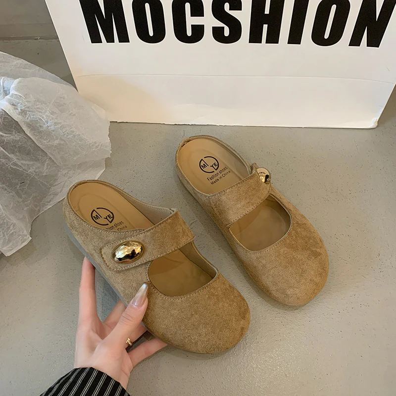 Damen Bequeme Clogs mit elegantem Riemen und modischer Verzierung Heidi Mode - Image 9