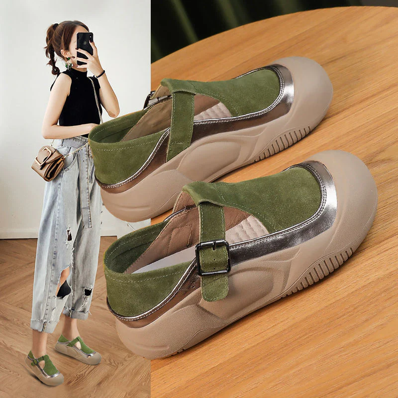 Damen bequeme Clogs mit verstellbarem Riemen und atmungsaktiver Sohle Heidi Mode - Image 6