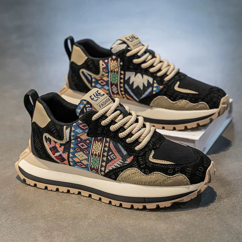 Damen Bequeme Ethno-Sneaker Heidi Mode - Image 2