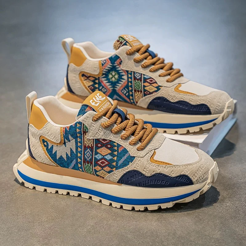 Damen Bequeme Ethno-Sneaker Heidi Mode - Image 3