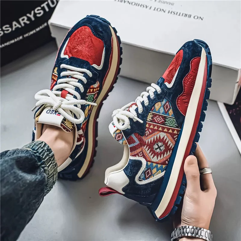 Damen Bequeme Ethno-Sneaker Heidi Mode - Image 4