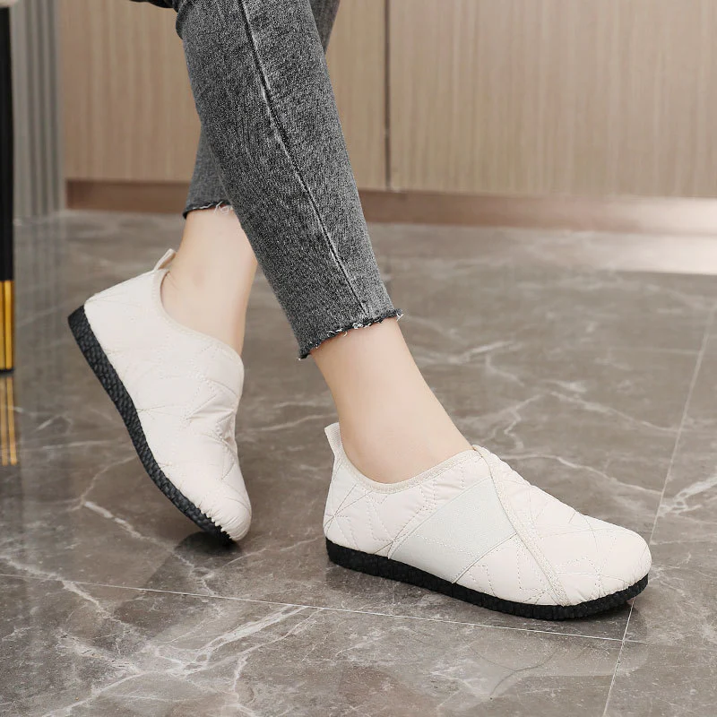 Damen Bequeme Fleece Slippers mit praktischem Einstieg und rutschfester Sohle Heidi Mode - Image 3