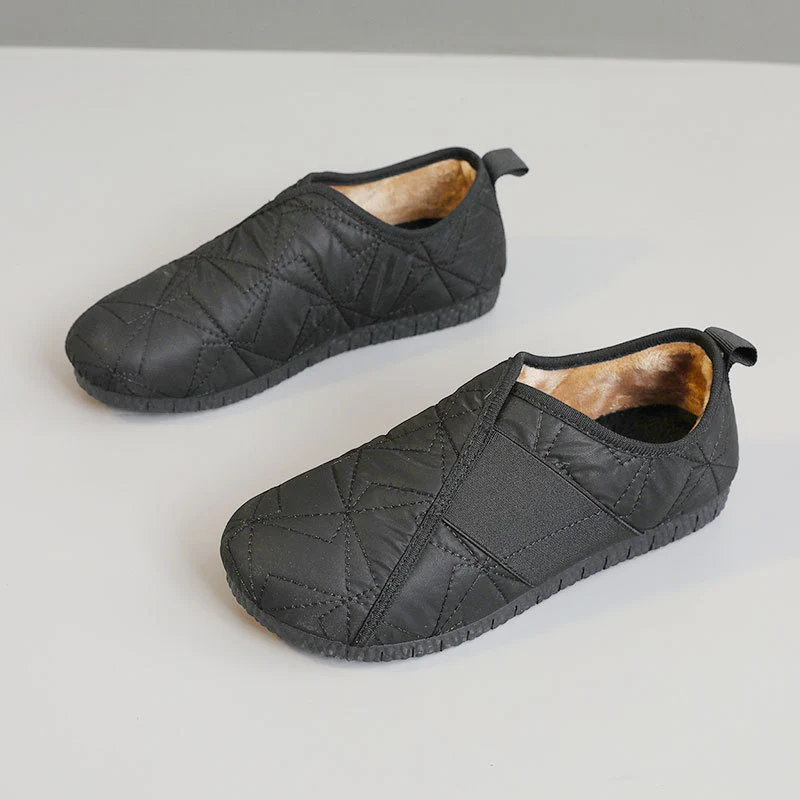 Damen Bequeme Fleece Slippers mit praktischem Einstieg und rutschfester Sohle Heidi Mode - Image 6