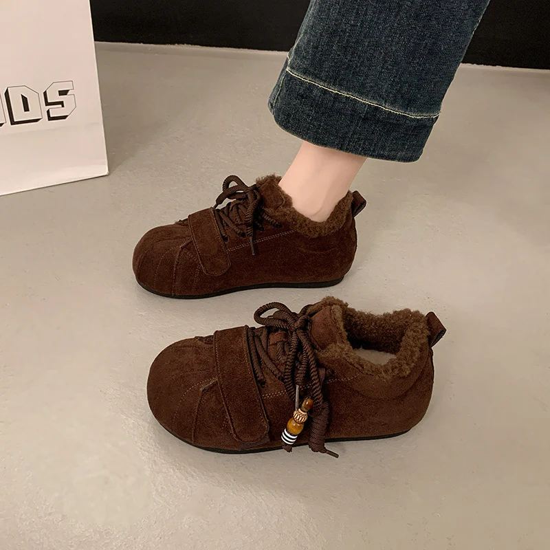Damen Bequeme Fleece-Sneaker mit flauschigem Innenfutter Heidi Mode - Image 8
