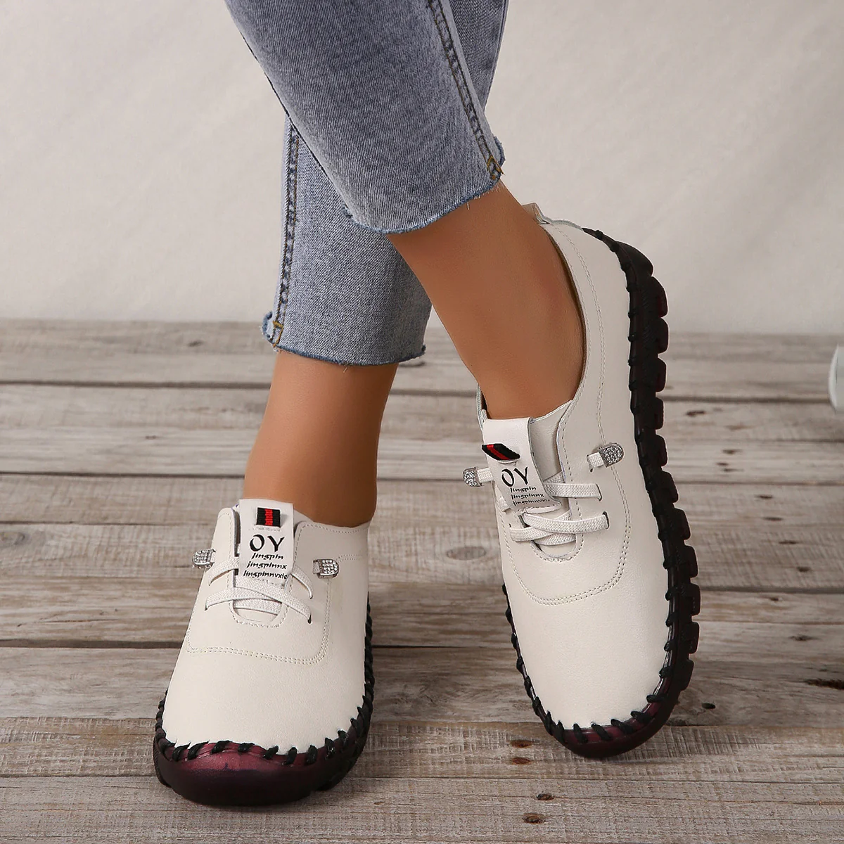 Damen bequeme Freizeit-Schuhe mit rutschfester Sohle und atmungsaktiven Einsätzen Heidi Mode - Image 3