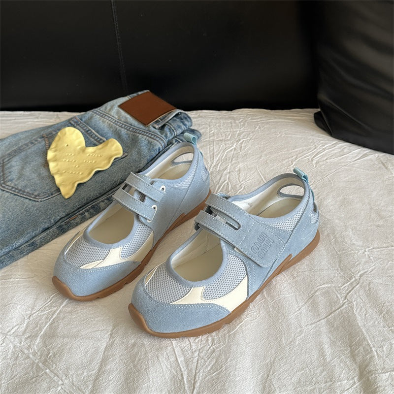 Damen Bequeme Freizeit-Sneaker mit atmungsaktivem Obermaterial und verstellbarem Klettverschluss Heidi Mode - Image 8