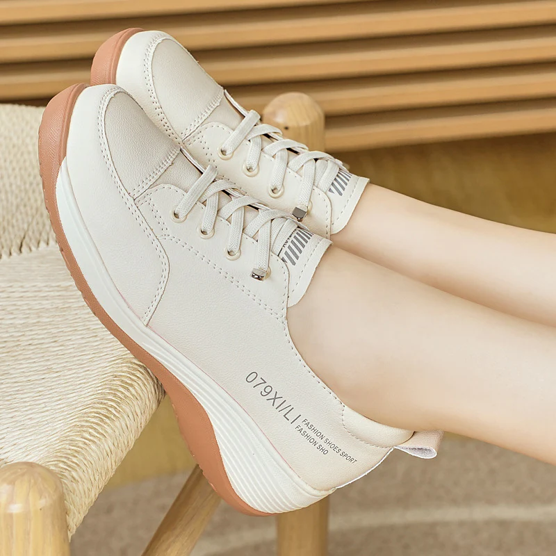Damen Bequeme Freizeit-Sneaker mit stoßdämpfender Sohle Heidi Mode - Image 2
