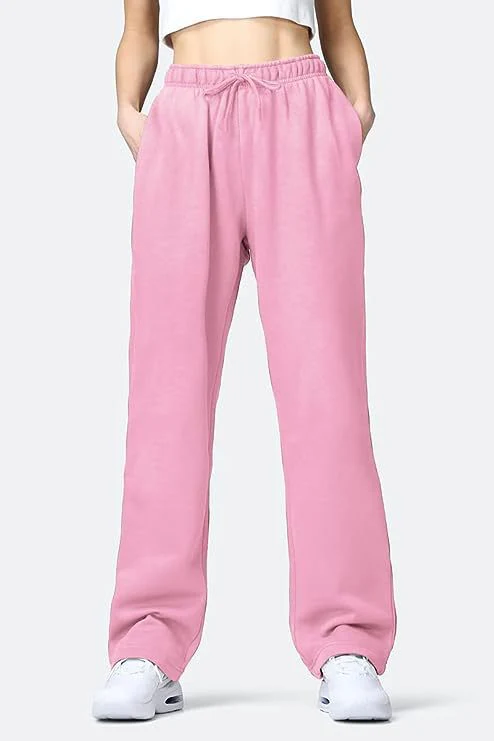 Damen Bequeme Freizeithose mit Elastischem Bund und Seitlichen Taschen Heidi-Mode - Image 11