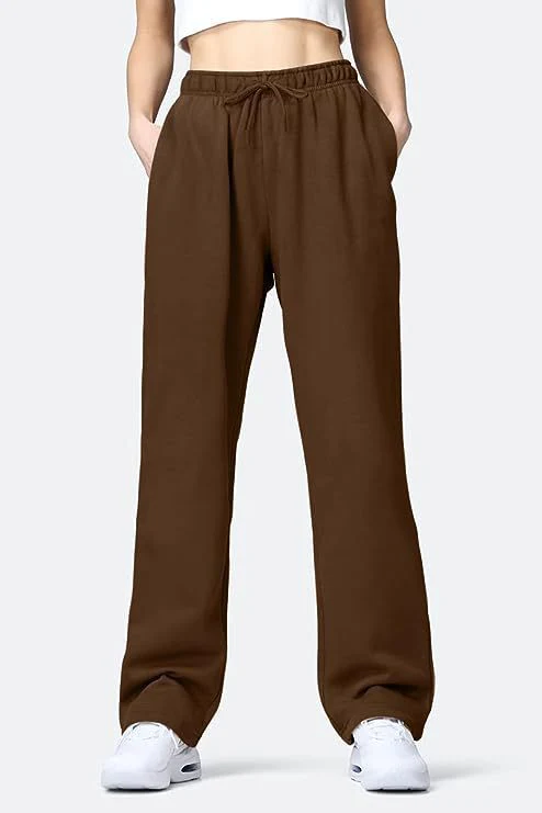 Damen Bequeme Freizeithose mit Elastischem Bund und Seitlichen Taschen Heidi-Mode - Image 13