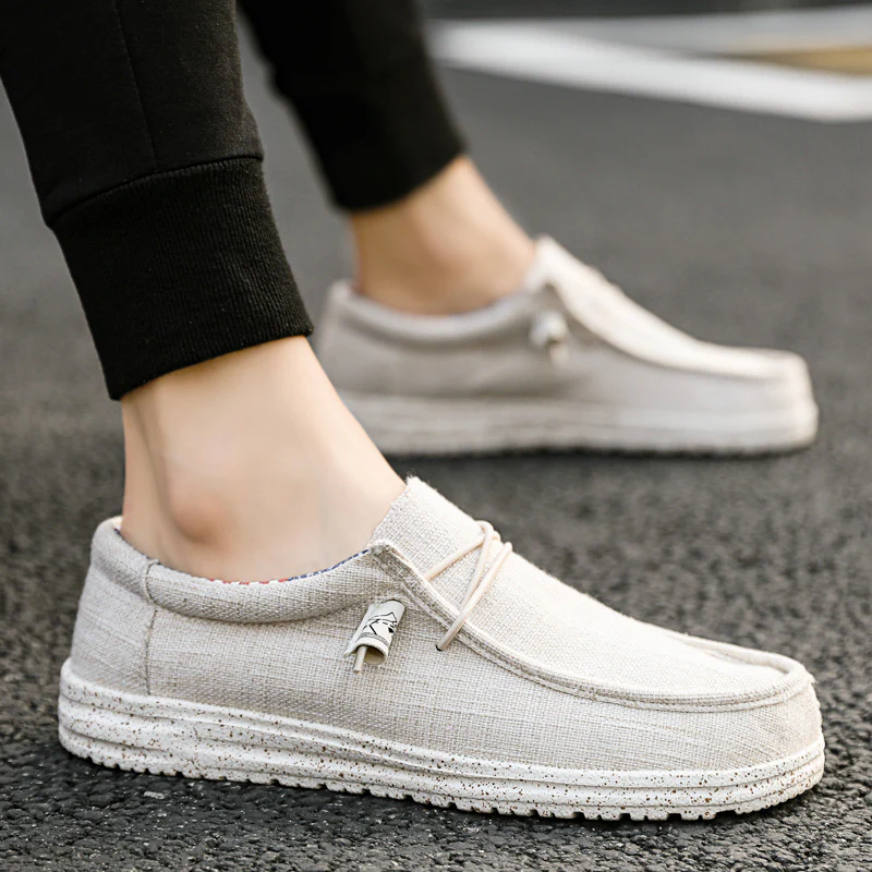 Damen Bequeme Freizeitschuhe aus atmungsaktivem Leinenmaterial mit rutschfester Sohle Heidi Mode - Image 4