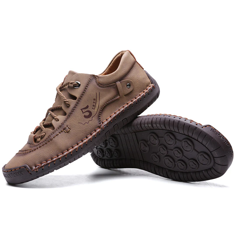 Damen bequeme Freizeitschuhe aus hochwertigem Leder mit rutschfester Sohle Heidi Mode - Image 5