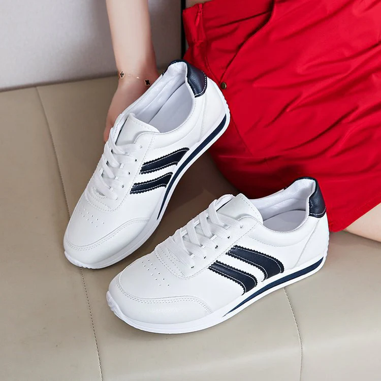 Damen Bequeme Freizeitsneaker mit atmungsaktiver Oberflächenstruktur Heidi Mode - Image 7