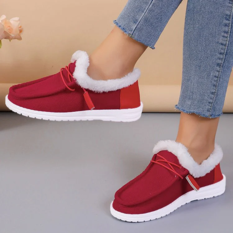 Damen Bequeme Hausschuhe mit kuscheligem Futter und rutschfester Sohle Heidi Mode - Image 2