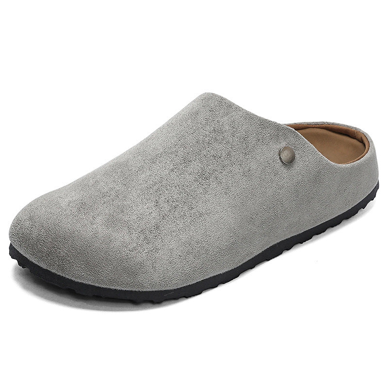 Damen bequeme Hausschuhe mit rutschfester Sohle und hochwertigem Wildlederoberteil Heidi Mode - Image 5