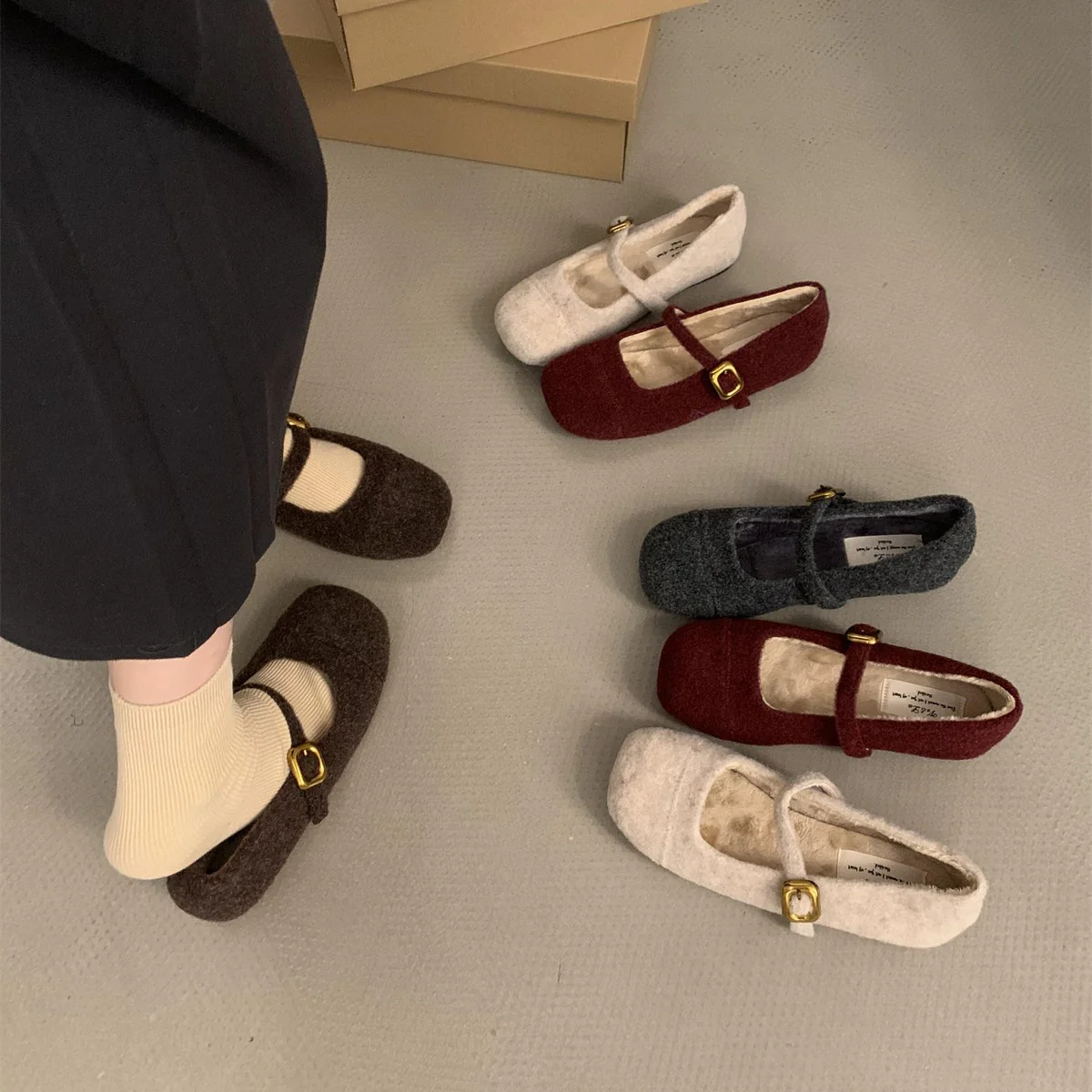 Damen bequeme Hausschuhe mit verstellbarem Riemen und weichem Innenfutter Heidi Mode - Image 3