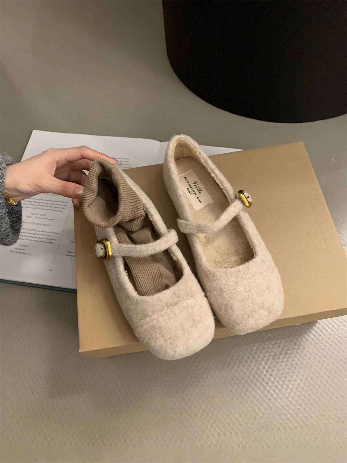 Damen bequeme Hausschuhe mit verstellbarem Riemen und weichem Innenfutter Heidi Mode - Image 7