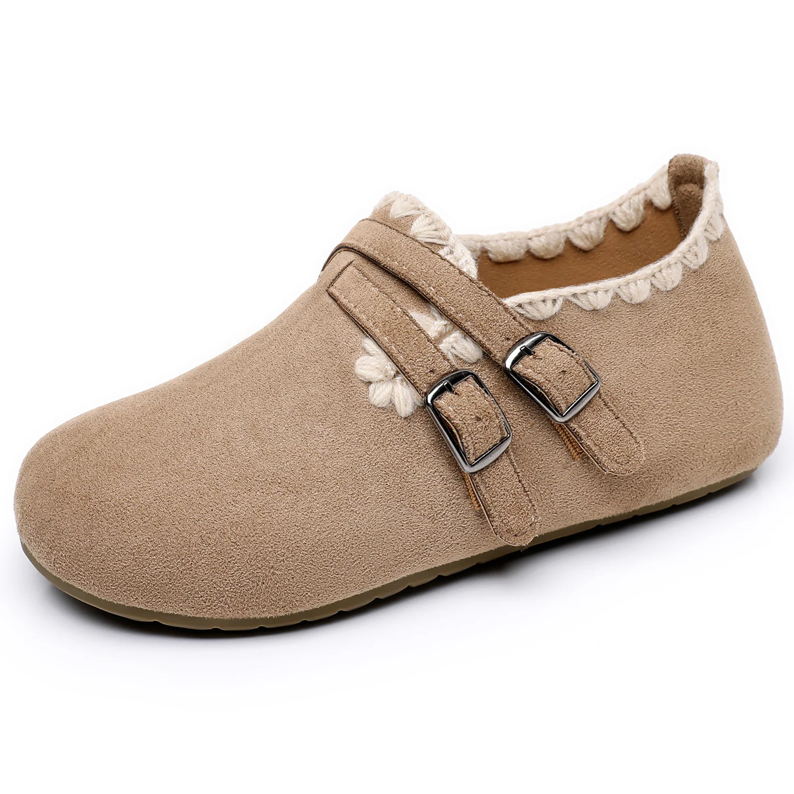 Damen Bequeme Hüttenschuhe mit verstellbaren Riemen und weichem Innenfutter Heidi Mode - Image 5