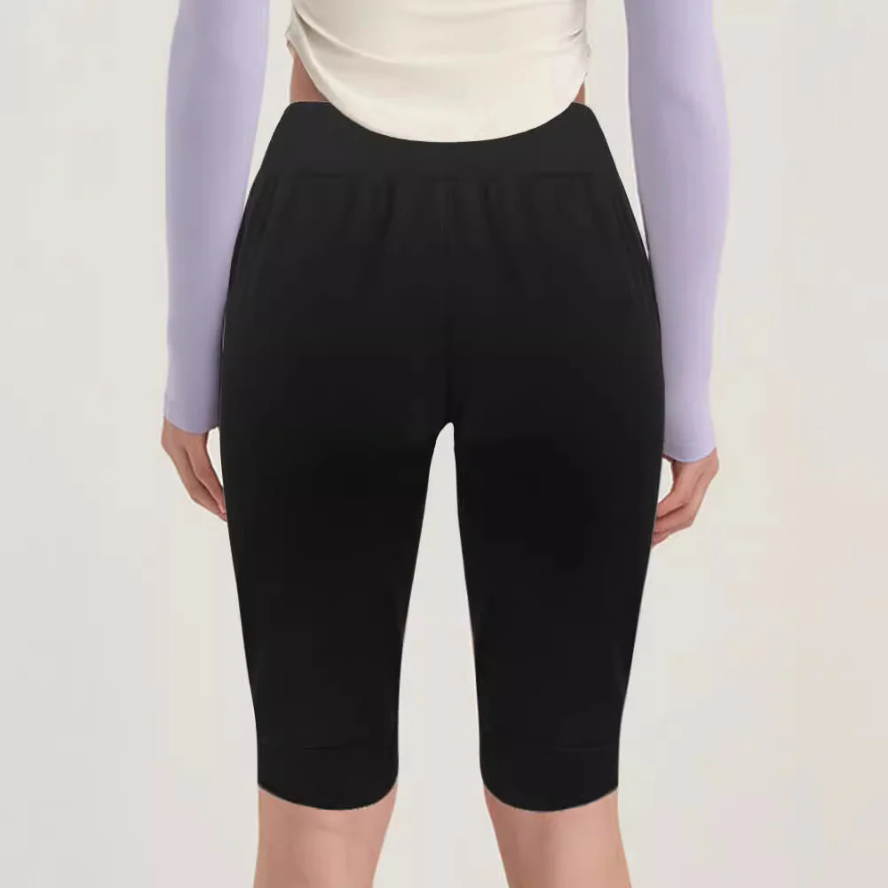 Damen Bequeme Jersey-Shorts mit Elastischem Bund und Praktischen Seitentaschen Heidi-Mode - Image 4