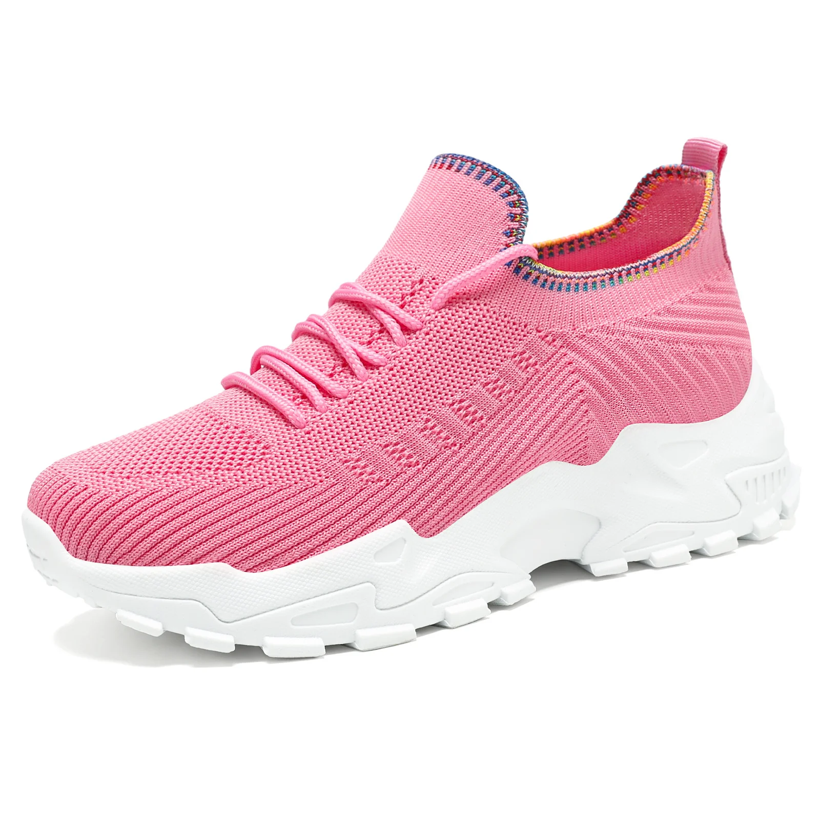Damen Bequeme Lauf-Sneaker mit elastischem Strickdesign und rutschfester Sohle Heidi Mode - Image 5
