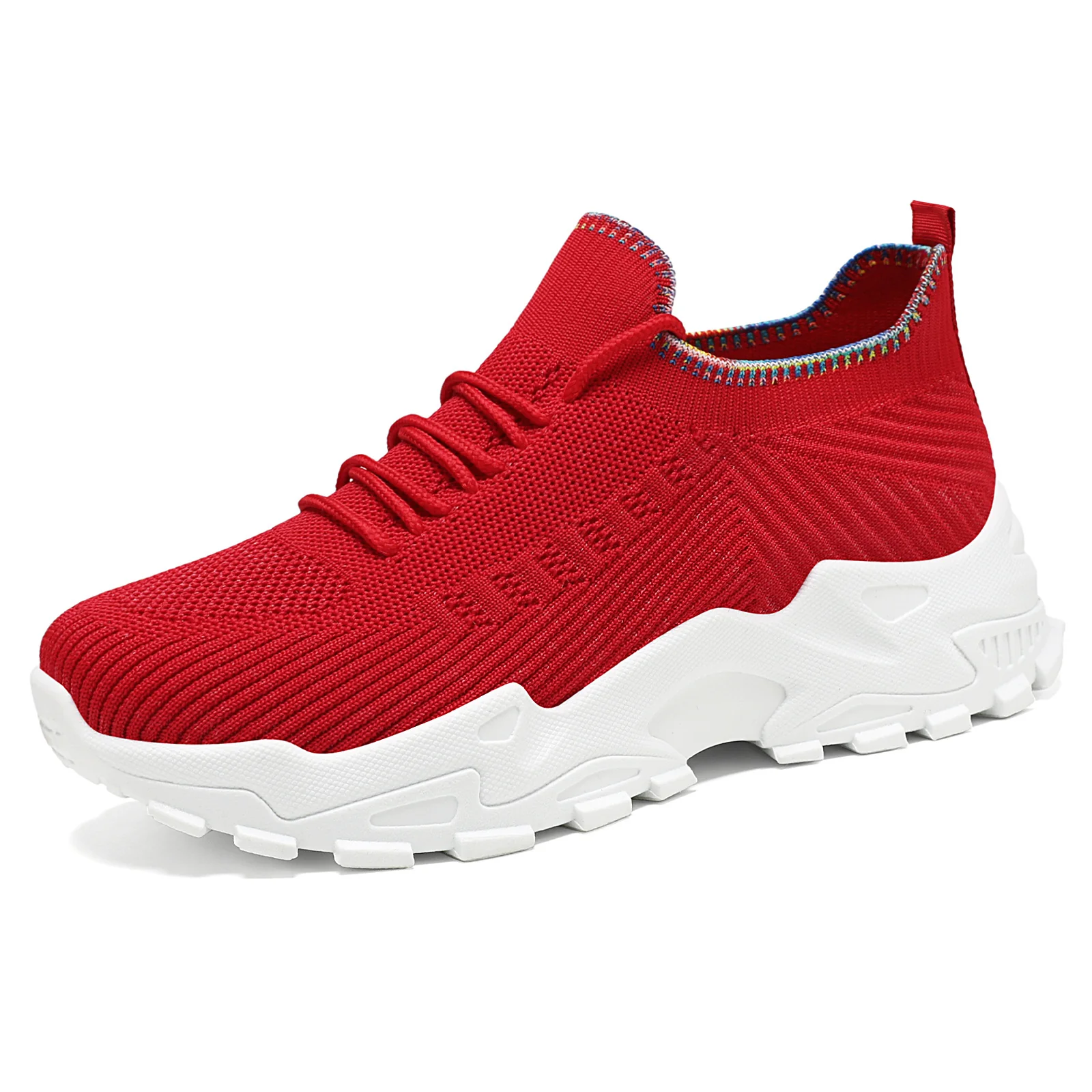 Damen Bequeme Lauf-Sneaker mit elastischem Strickdesign und rutschfester Sohle Heidi Mode - Image 9