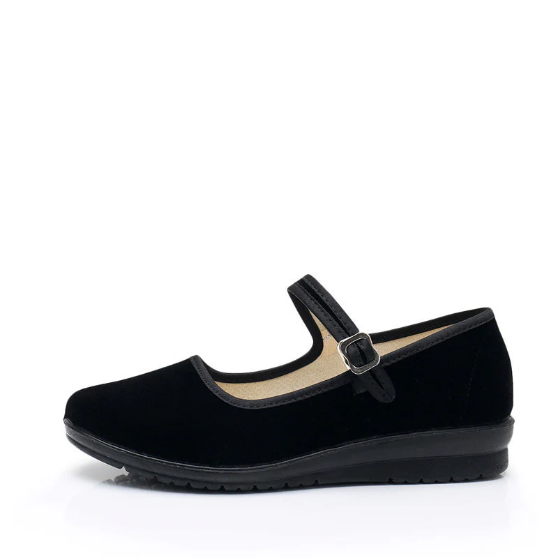 Damen Bequeme Mary Jane Schuhe mit verstellbarem Riemen Heidi Mode - Image 9