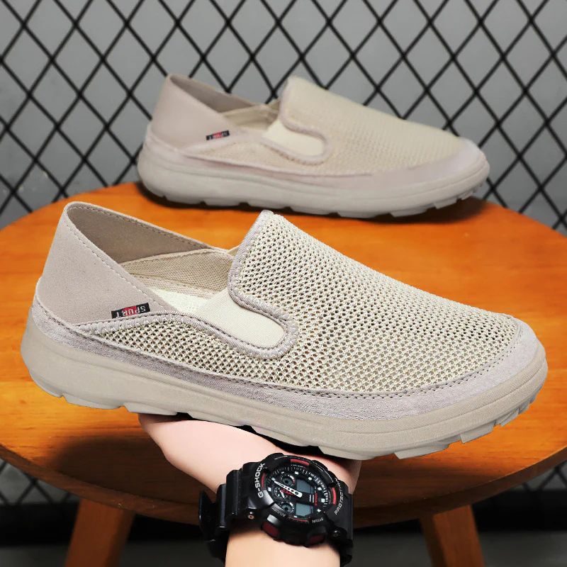 Damen Bequeme Mesh-Slipper mit elastischem Einstieg und dämpfender Sohle Heidi Mode - Image 2
