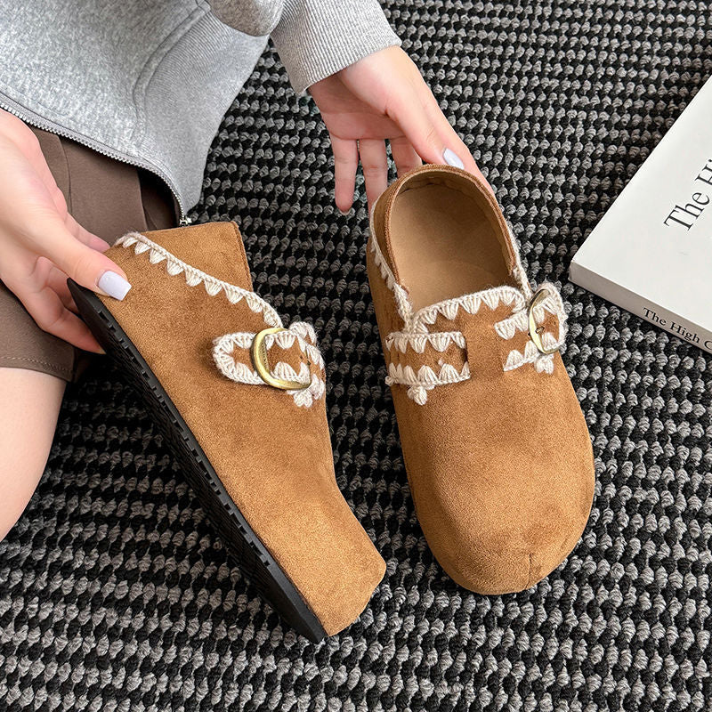 Damen Bequeme Mokassins mit dekorativem Schnallen-Detail und weichem Innenfutter Heidi Mode - Image 8