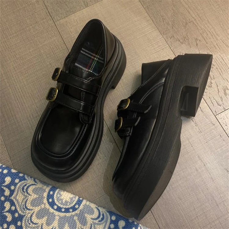 Damen Bequeme Mokassins mit doppeltem Riemenverschluss Heidi Mode - Image 3