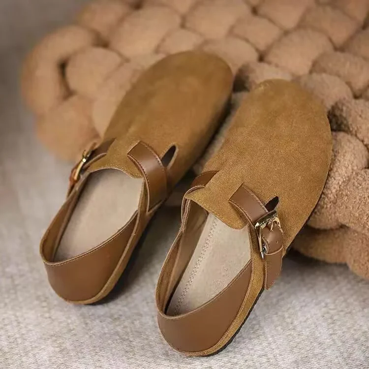 Damen Bequeme Mokassins mit modischen Schnalle und weichem Innenmaterial Heidi Mode - Image 7