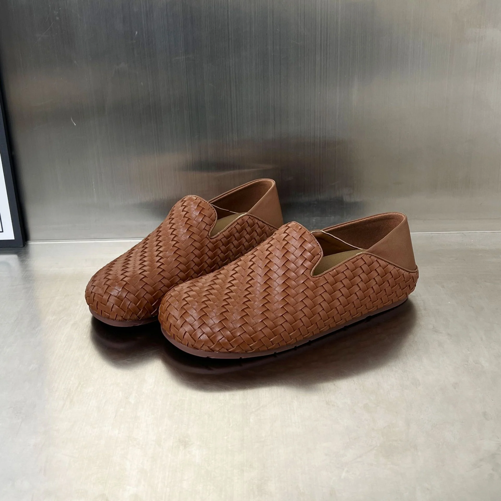 Damen Bequeme Mokassins mit raffiniertem Flechtdesign Heidi Mode - Image 4