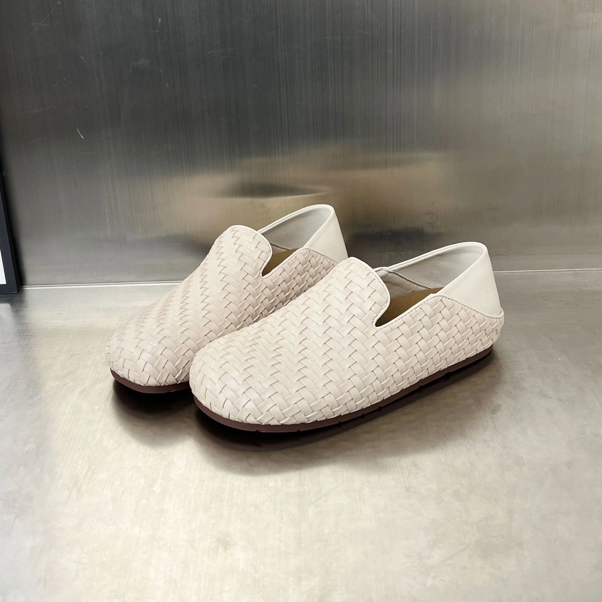 Damen Bequeme Mokassins mit raffiniertem Flechtdesign Heidi Mode - Image 8