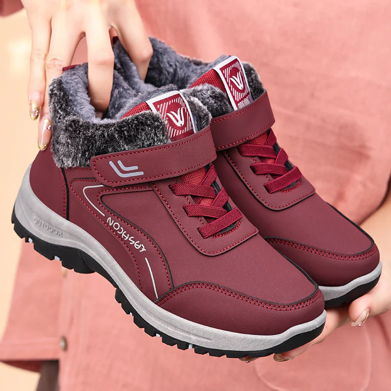 Damen Bequeme Outdoor-Winterstiefel mit rutschfester Sohle und warmem Innenfutter Heidi Mode - Image 2